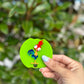 Tropical Chicken Tumbler Topper Tropical chicken Tag Personalized cute chicken Topper Tumbler Name tag Topper Personalized Tumbler Accessory