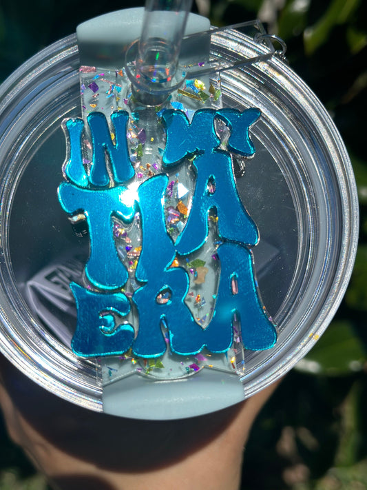 In my tia era ame plate Tumbler Topper Tags Personalized Name Plates Acrylic Custom Name tag Tumbler Cup Name Plate For 40oz aunt gift